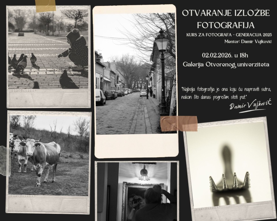 Otvaranje izložbe fotografija polaznika kursa za fotografa