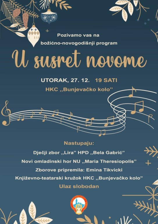 Božićno-novogodišnji program ,,U susret novome"