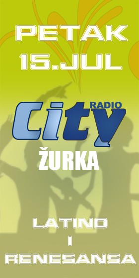 Velika žurka u Engelsovoj - promocija City radija
