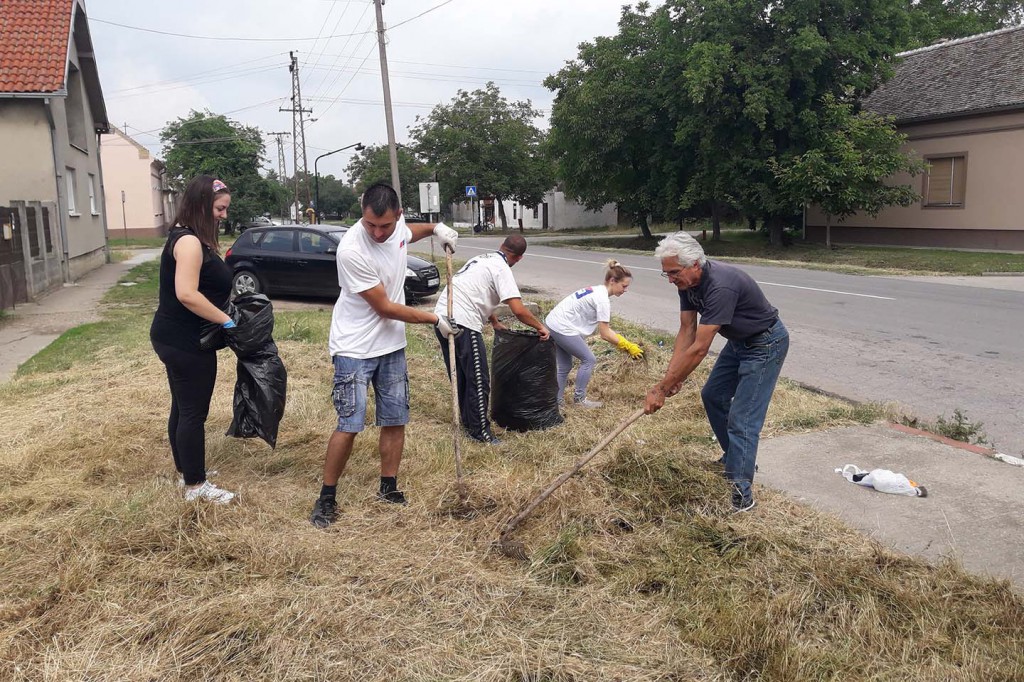 Radna akcija uređenja MZ "Zorka"