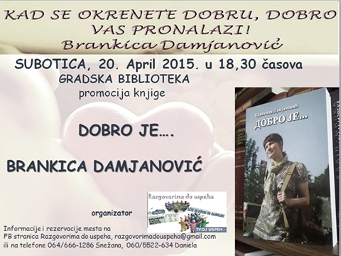 Promocija knjige "Dobro je ..."