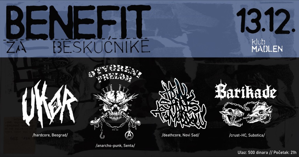 Dobrotvorni koncert za subotičko prihvatilište za beskućnike @Madlen