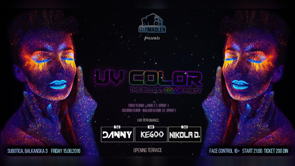 UV color party 2018