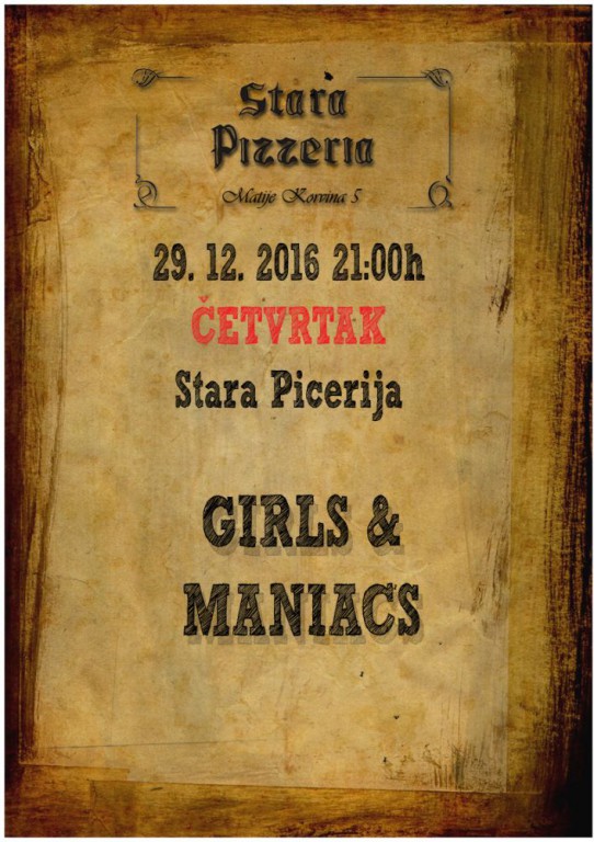 Akustična svirka: Girls & Maniacs