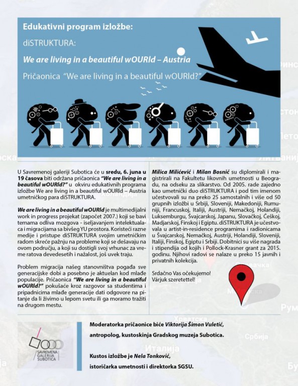 Pričaonica i zatvaranje izložbe diSTRUKTURE