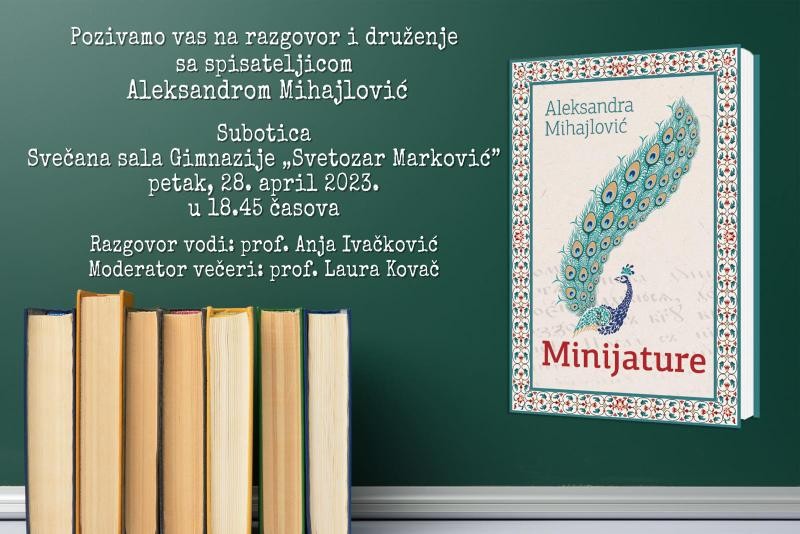 Književno veče sa Aleksandrom Mihajlović