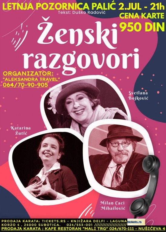 Predstava: Ženski razgovori