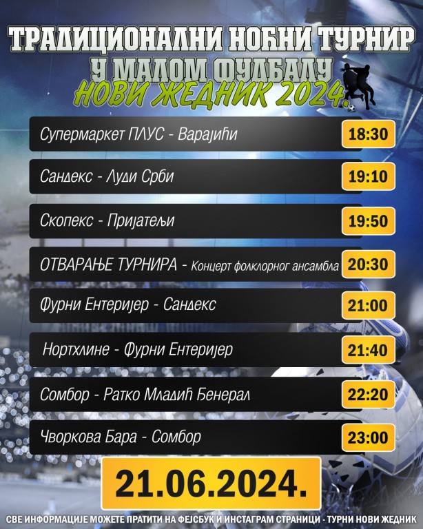 Početak tradicionalnog turnira u malom fudbalu - Novi Žednik 2024.