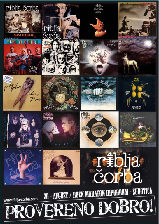 Koncert grupe Riblja čorba / predgrupe: Fonic (BG), Joca i Korak (NS), Rock Tower (SU)