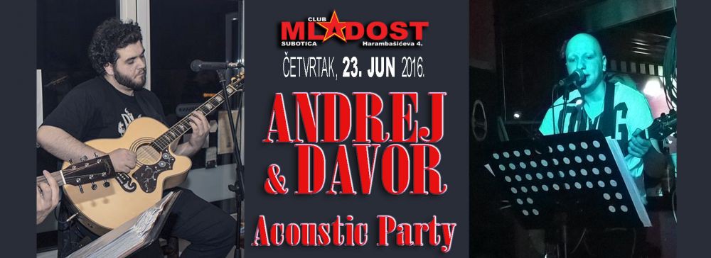Akustična svirka: Andrej & Davor