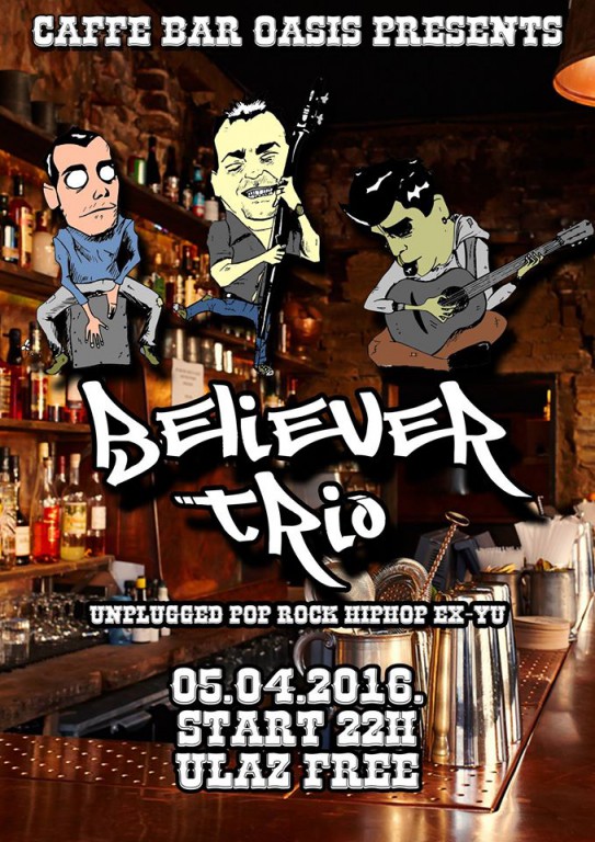 Akustična svirka: Believe trio