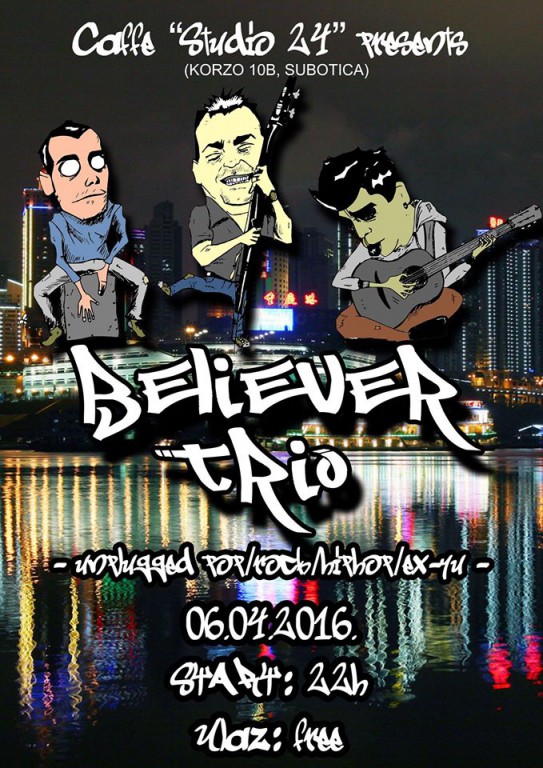 Akustična svirka: Believe trio