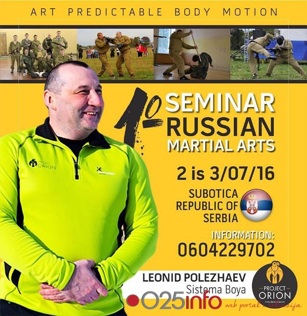 Seminar ruske borilačke veštine "Sistema"