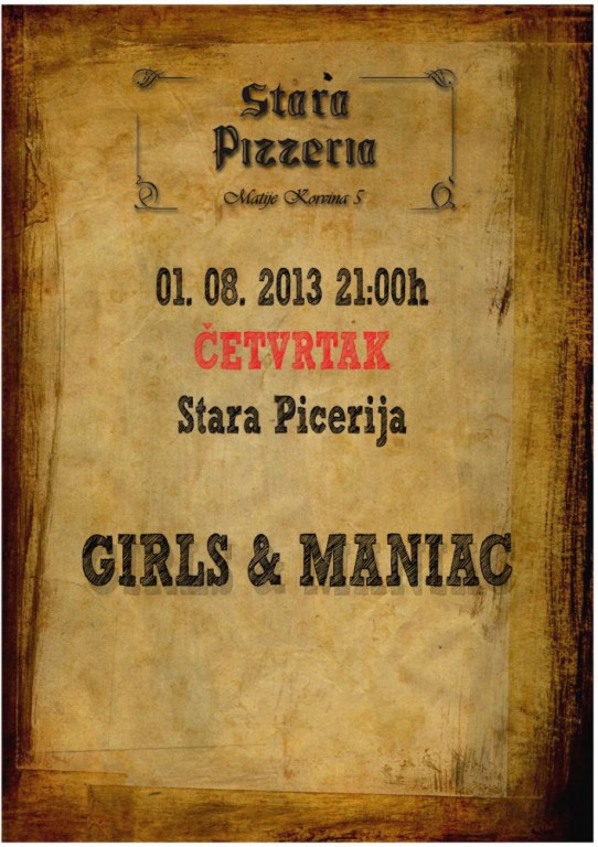 Girls & Maniac - Akustična svirka