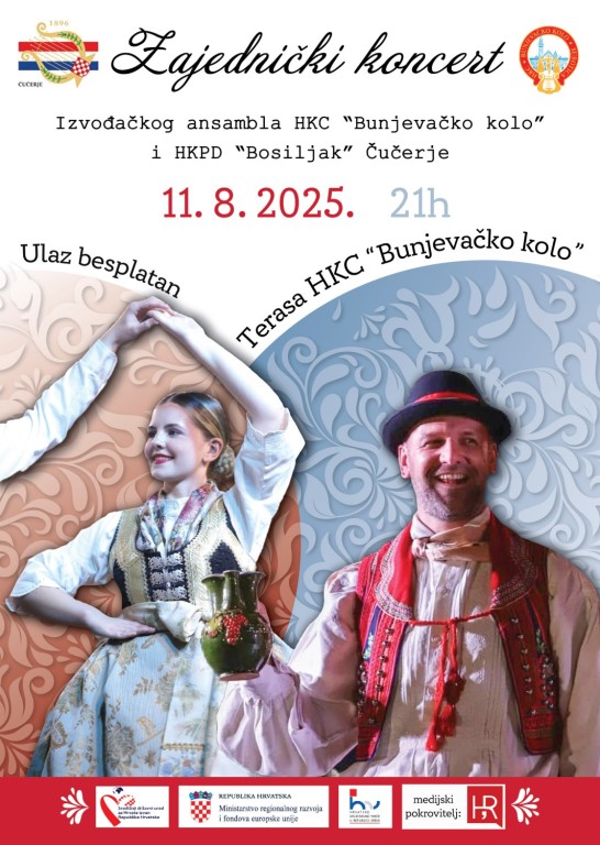 Zajednički koncert HKC "Bunjevačko kolo" i HKPD "Bosiljak"