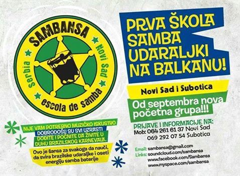 Promotivan čas Sambansa škole brazilskih udaraljki u Subotici