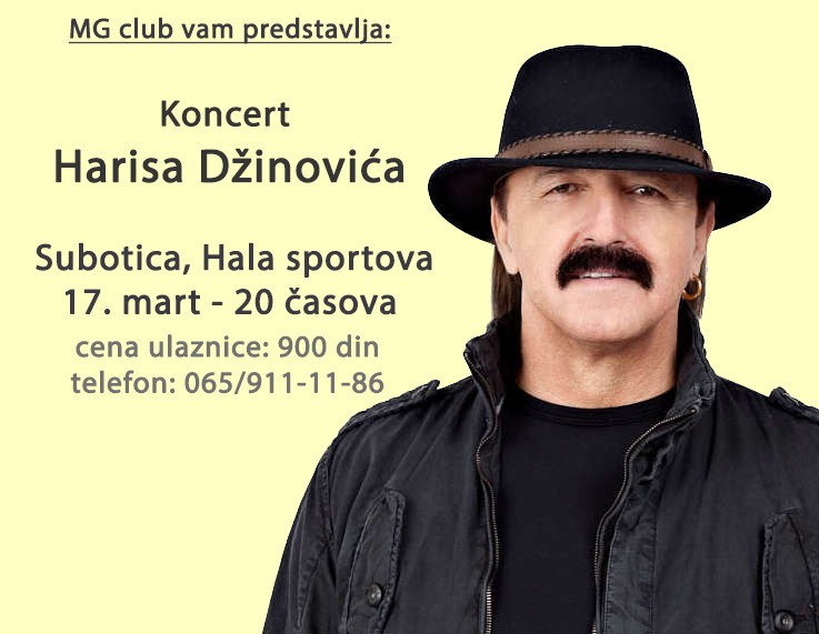 Haris Džinović u Subotici