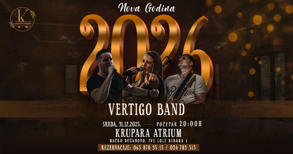 Doček Nove godine - Krupara Atrium