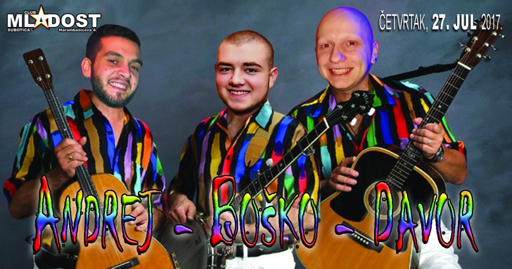 Akustična svirka: Andrej, Davor, Boško