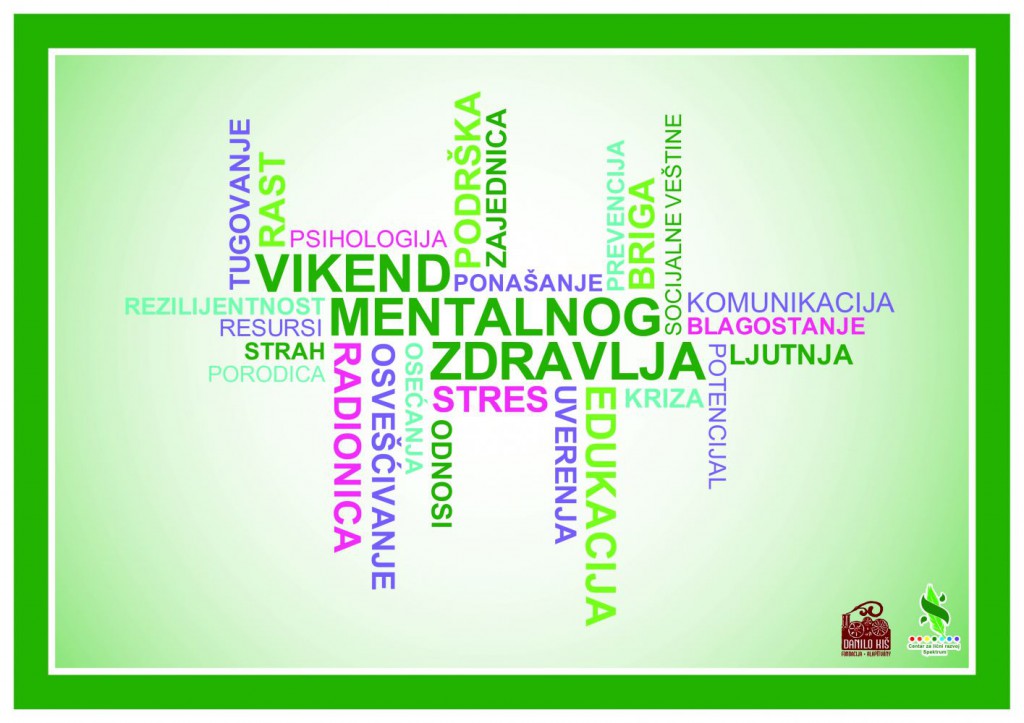 Vikend mentalnog zdravlja: Predavanje i radionica: “Koje su moje snage?“