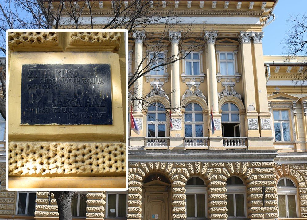 Polaganje venaca žrtvama "Žute kuće"