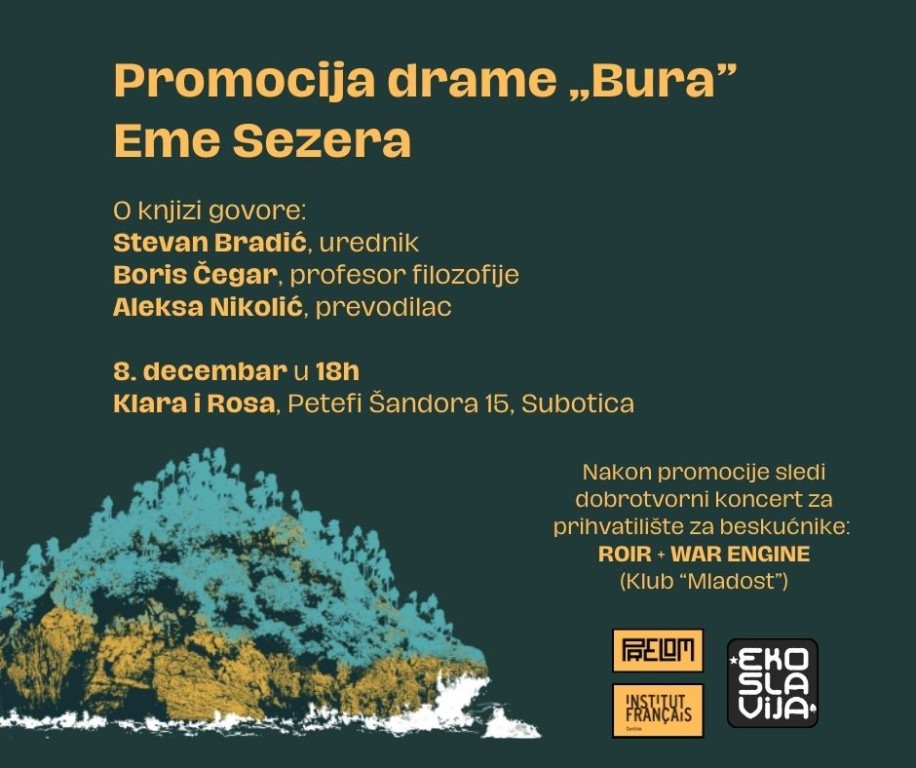Promocija drame Bura" Eme Sezera