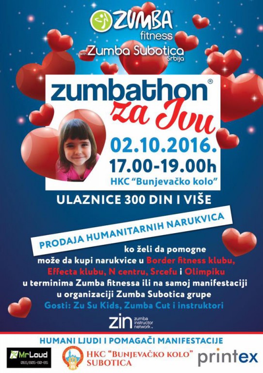 Zumbathon za Ivu
