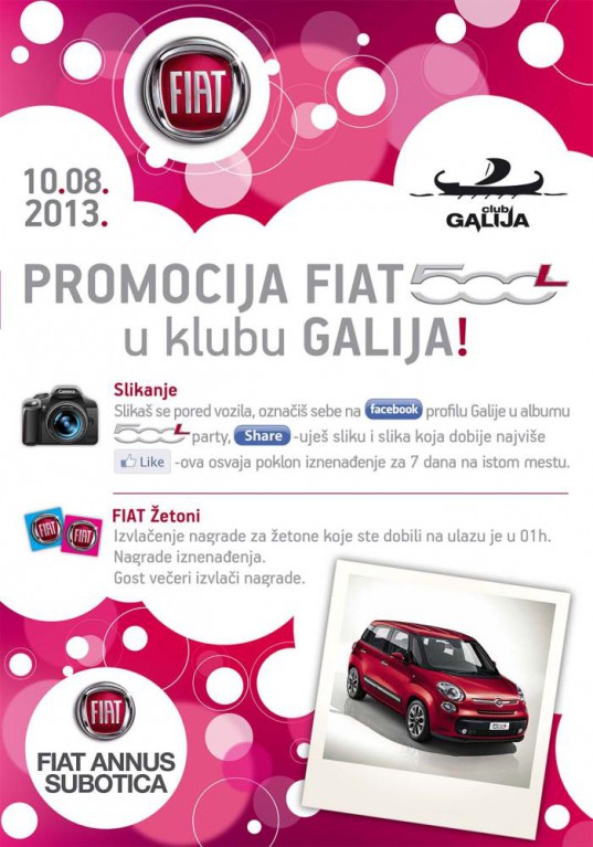 Davor Jovanović i promocija Fiata 500L