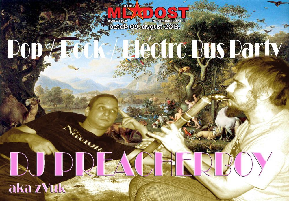 Pop rock electro bus party