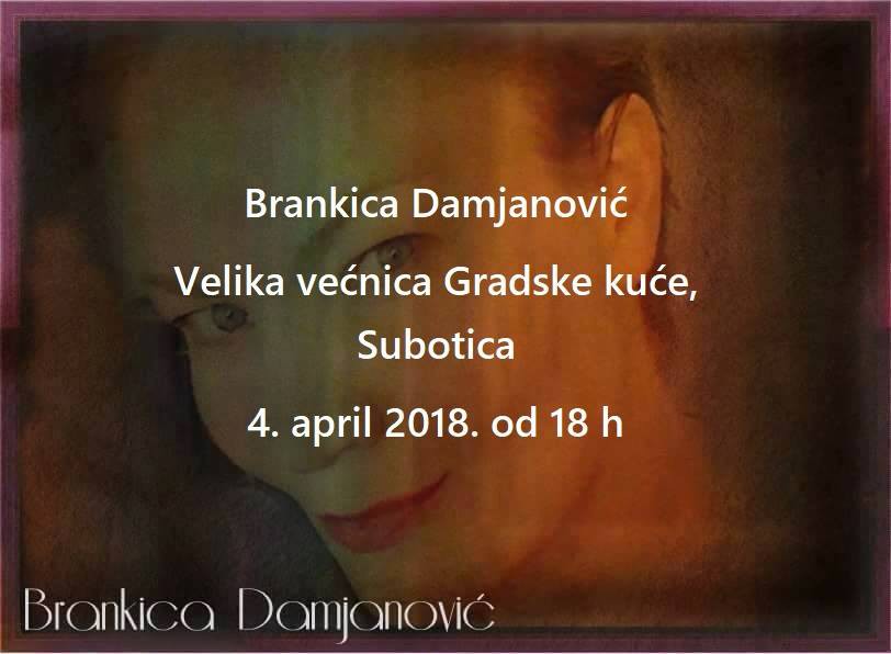 Književno veče sa Brankicom Damjanović