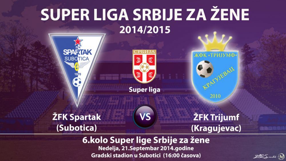 Fudbal (Ž): Spartak - Trijumf