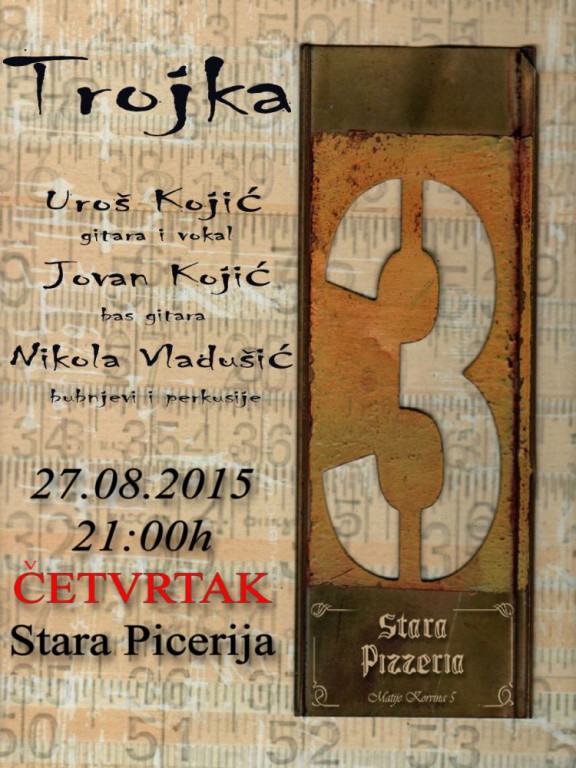 Trojka - akustična svirka