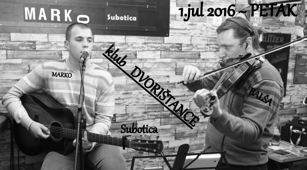 Akustična svirka: Balša i Marko