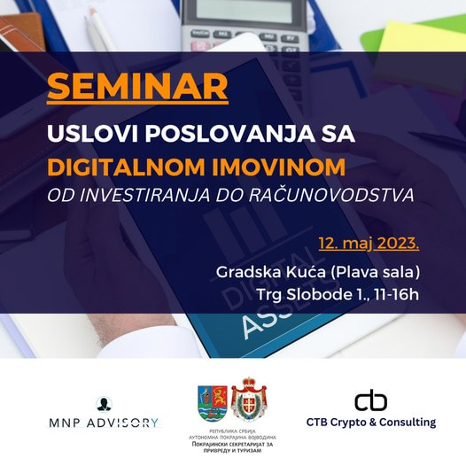 Seminar: Uslovi poslovanja sa digitalnom imovinom - od investiranja do računovodstva