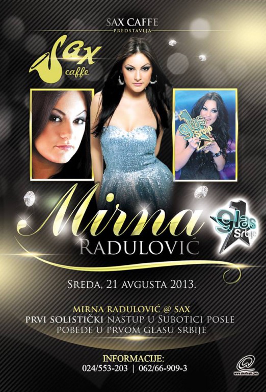 Mirna Radulović, Prvi glas Srbije