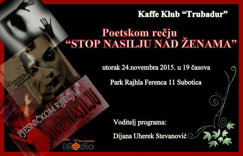 Poetskom rečju: Stop nasilju nad ženama