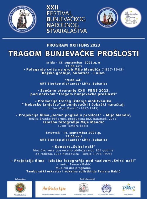 XXII Festival bunjevačkog narodnog stvaralaštva