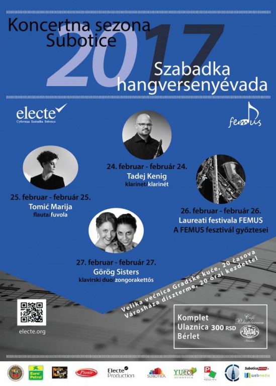 Koncertna sezona Subotice i FEMUS 2017