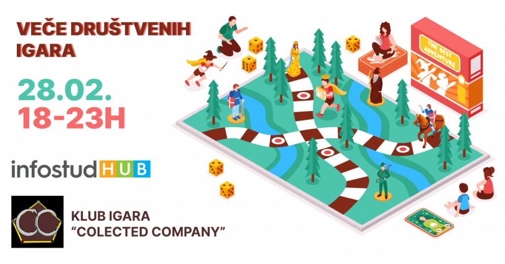 Još jedno veče društvenih igara u InfostudHub-u
