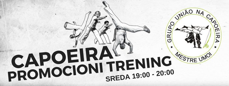 Besplatan promocioni trening: Grupo União na Capoeira Subotica