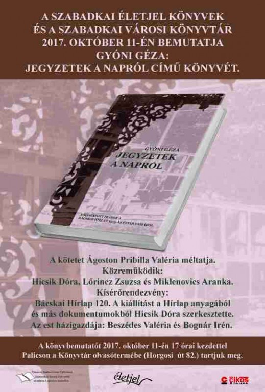 Promocija knjige Geze Đonija "Beleške o danu"