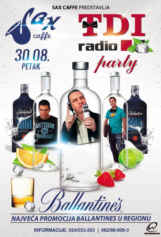 TDI RADIO PARTY @ SAX CAFFE