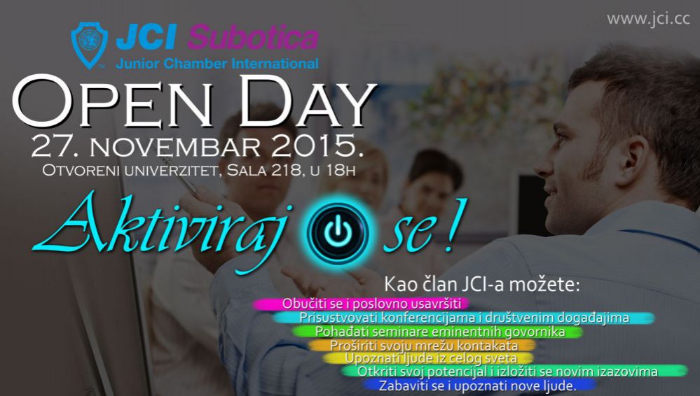 JCI Subotica OPEN DAY 2015.