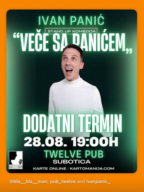 "Veče sa Panićem" - Ivan Panić