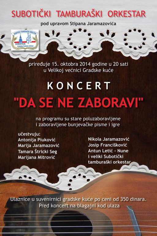 Subotički tamburaški orkestar - Da se ne zaboravi