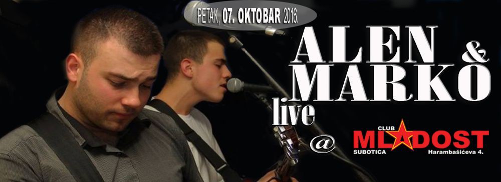Akustična svirka: Alen i Marko