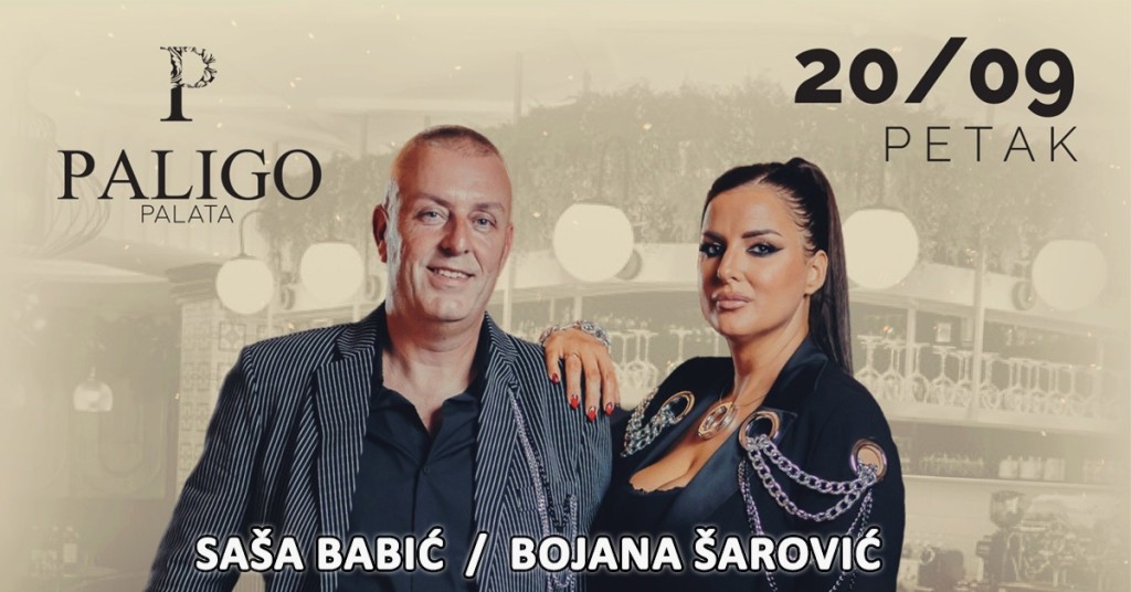 Bojana Šarović i Saša Babić