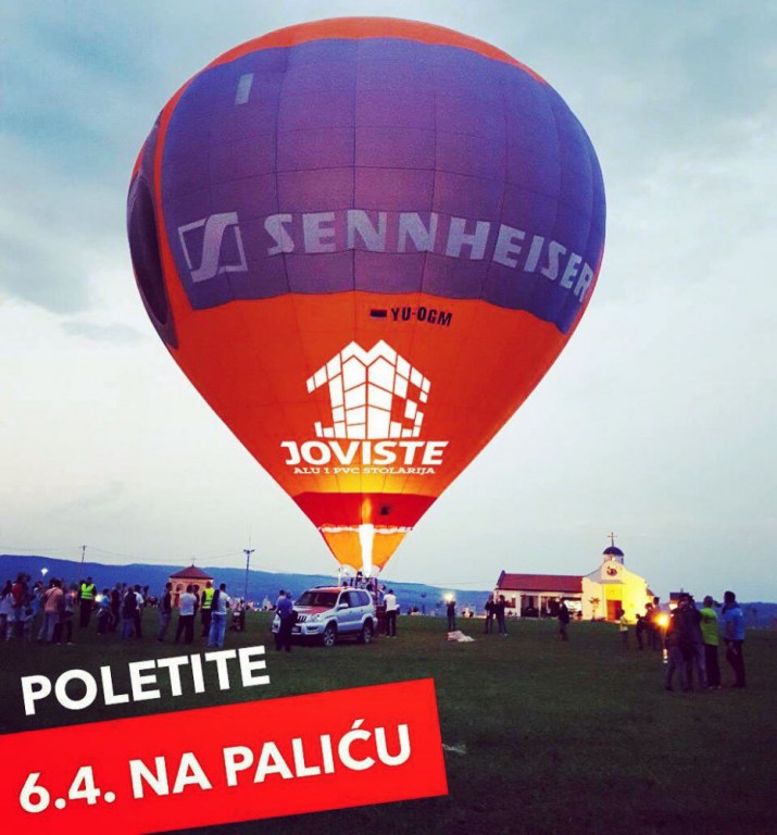 Let balonom iznad Palića