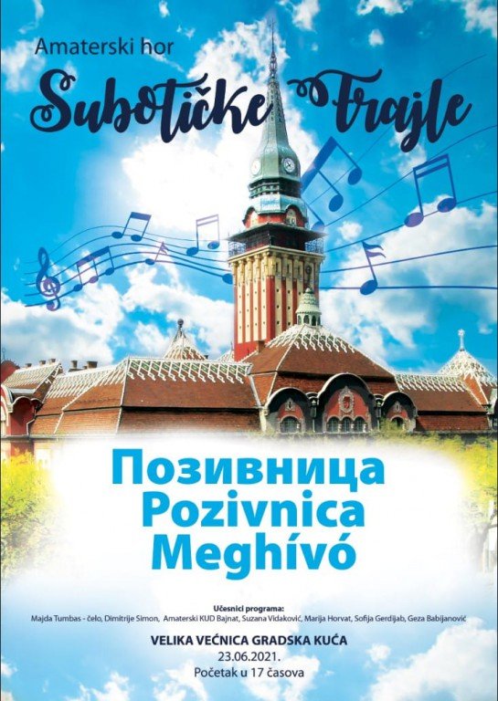 Koncert subotičkog hora "Subotičke frajle"