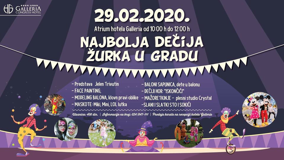 Najbolja dečija žurka u gradu